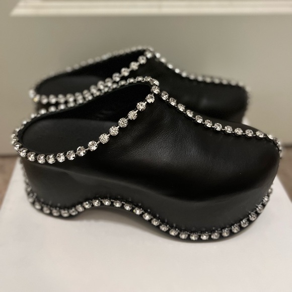Area crystal trimmed platform clog - Picture 1 of 7